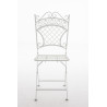 Silla de Jardín Plegable Adelar Blanco