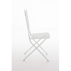 Silla de Jardín Plegable Adelar Blanco