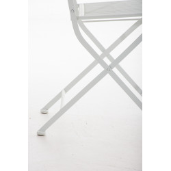 Silla de Jardín Plegable Adelar Blanco