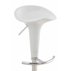 Set de 2 Taburetes Saddle Blanco