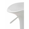 Set de 2 Taburetes Saddle Blanco