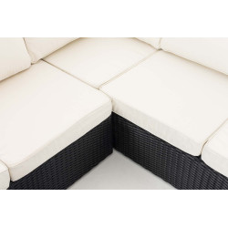 Ecksofa-Garnitur Liberi 5mm Cremeweiß