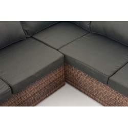 Ecksofa-Garnitur Liberi 5mm Anthrazit