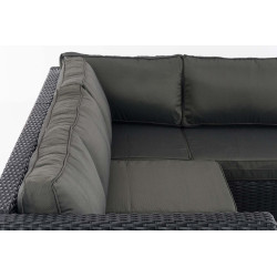 Ecksofa-Garnitur Liberi 5mm Anthrazit