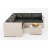 Ecksofa-Garnitur Liberi 5mm Anthrazit