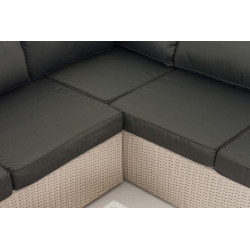 Ecksofa-Garnitur Liberi 5mm Anthrazit