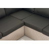 Ecksofa-Garnitur Liberi 5mm Anthrazit