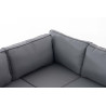 Ecksofa-Garnitur Liberi 5mm Eisengrau