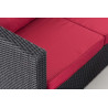 Ecksofa-Garnitur Liberi 5mm Rubinrot