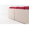 Ecksofa-Garnitur Liberi 5mm Rubinrot