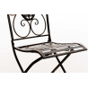 Conjunto de Mesa & 2 Sillas Plegables Aldeano Bronce