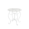 Conjunto de Mesa & 2 Sillas Plegables Aldeano Blanco