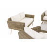 Loungeset Kiruna Rundrattan Natura 40 cm (Hellbraun)