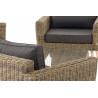 Loungeset Kiruna Rundrattan Natura 40 cm (Hellbraun)