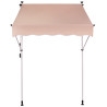 Toldo ajustable Westerly 200x120 cm,Beige