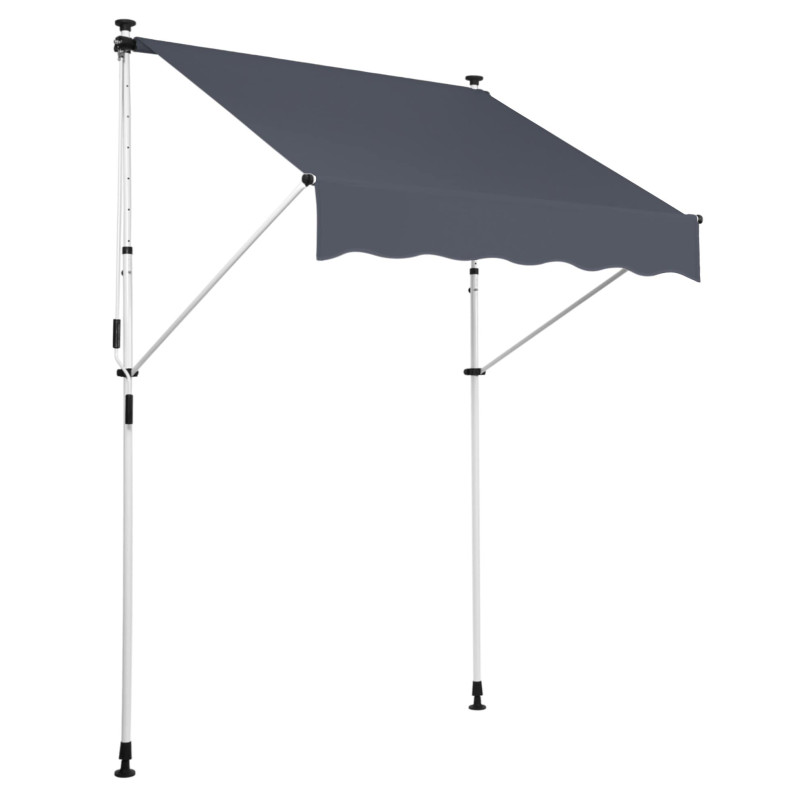 Toldo ajustable Westerly 150x120 cm,Antracita