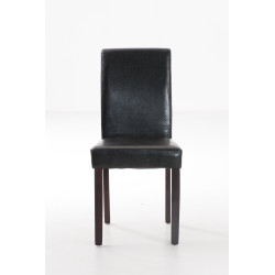 Silla de comedor Ina Marrón,Marrón oscuro