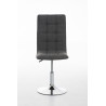 Silla Comedor Peking En Tela Gris claro