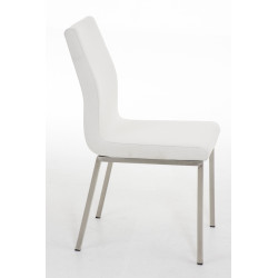 Silla de Comedor Colmar en Tela Blanco