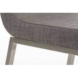 Silla de Comedor Colmar en Tela Gris