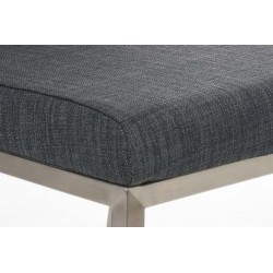 Silla de Comedor Colmar en Tela Gris oscuro