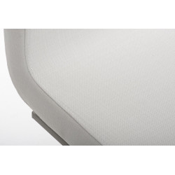 Silla De Comedor Belfort En Tela Blanco