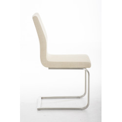 Silla De Comedor Belfort En Tela Crema