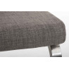 Silla De Comedor Belfort En Tela Gris