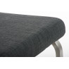 Silla De Comedor Belfort En Tela Gris oscuro