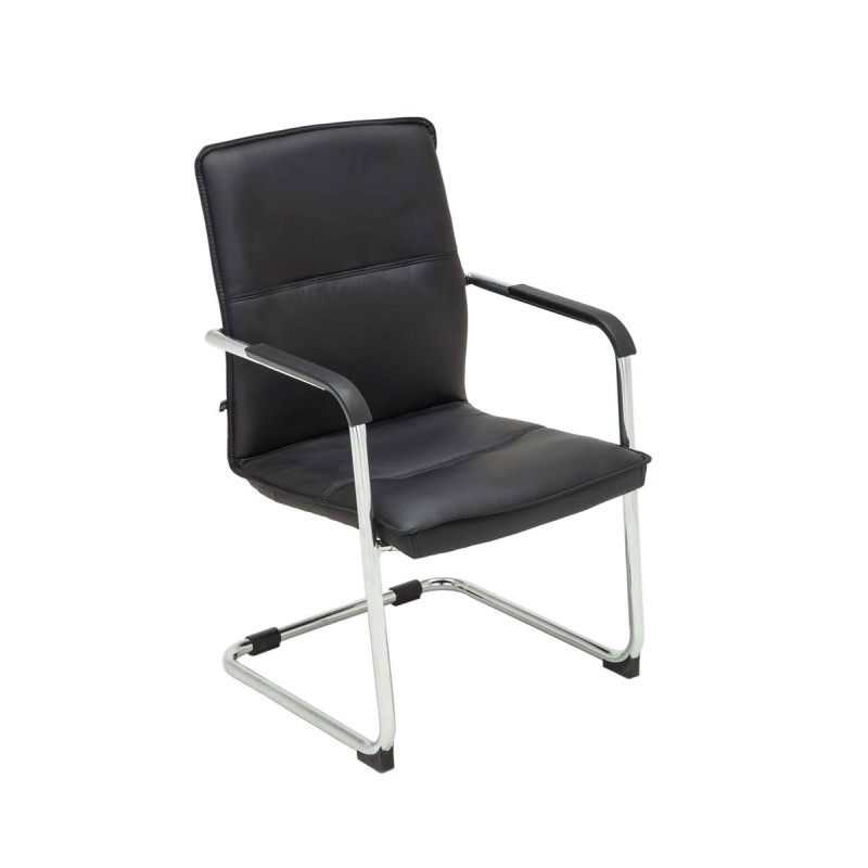 Silla Seattle en Estilo Cantiléver Negro