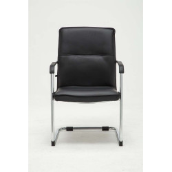 Silla Seattle en Estilo Cantiléver Negro