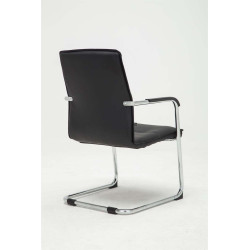 Silla Seattle en Estilo Cantiléver Negro