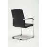 Silla Seattle en Estilo Cantiléver Negro