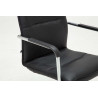 Silla Seattle en Estilo Cantiléver Negro