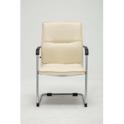 Silla Seattle en Estilo Cantiléver Crema