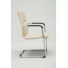 Silla Seattle en Estilo Cantiléver Crema