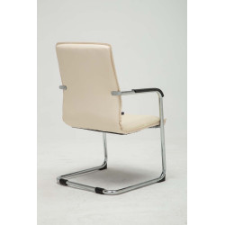 Silla Seattle en Estilo Cantiléver Crema