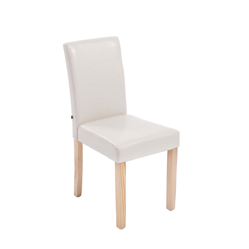 Silla de comedor Ina Crema,Natural