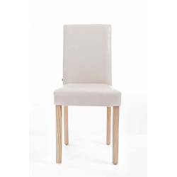 Silla de comedor Ina Crema,Natural