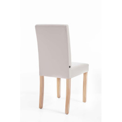 Silla de comedor Ina Crema,Natural