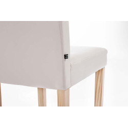 Silla de comedor Ina Crema,Natural