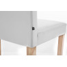 Silla de comedor Ina Blanco,Natural