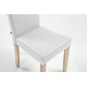 Silla de comedor Ina Blanco,Natural