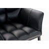 Sillón De Salón Octavia En Estilo Chesterfield Negro,Negro