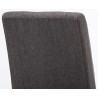 Silla de Comedor Ina en Tela Gris oscuro,Negro