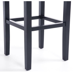 Silla de Comedor Ina en Tela Gris claro,Negro