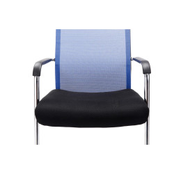 Silla De Reuniones Cantiléver Brenda Azul