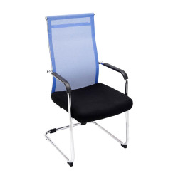 Silla De Reuniones Cantiléver Brenda Azul