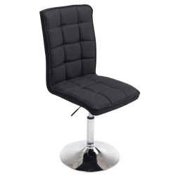 Silla de comedor Peking V2 tela Negro