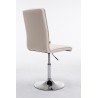 Silla de comedor Peking V2 tela Crema